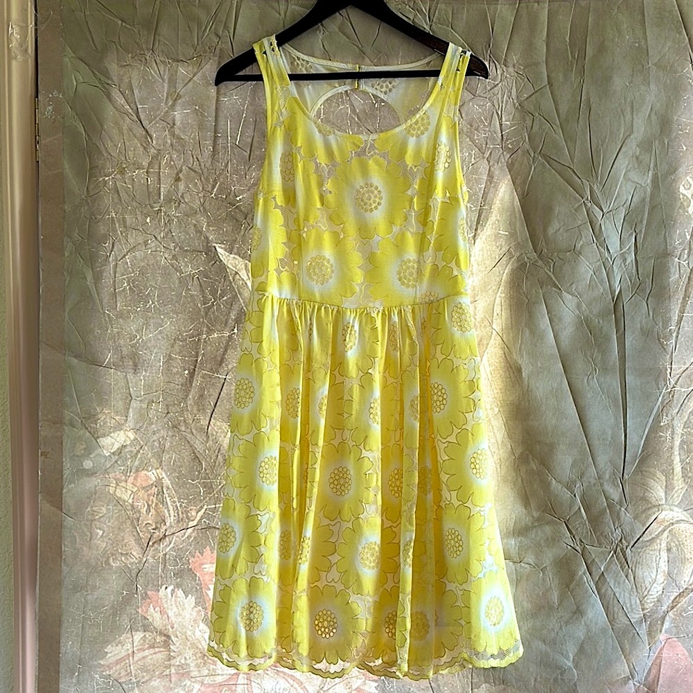 Plenty by Tracy Reese Yellow Sleeveless Dress